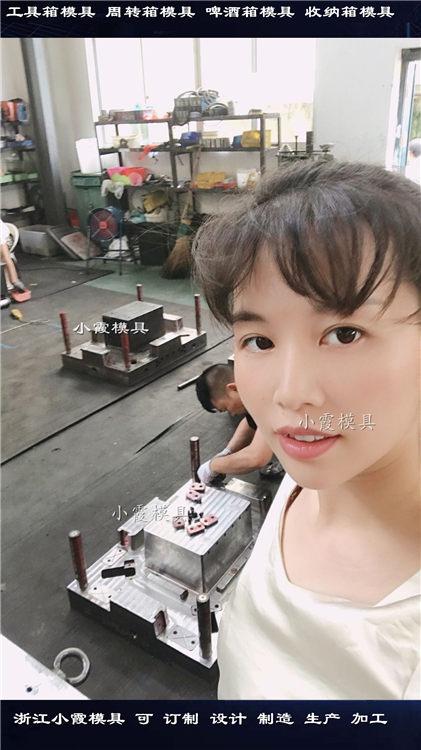 供應塑料箱子注塑模具	周轉(zhuǎn)箱塑膠模具